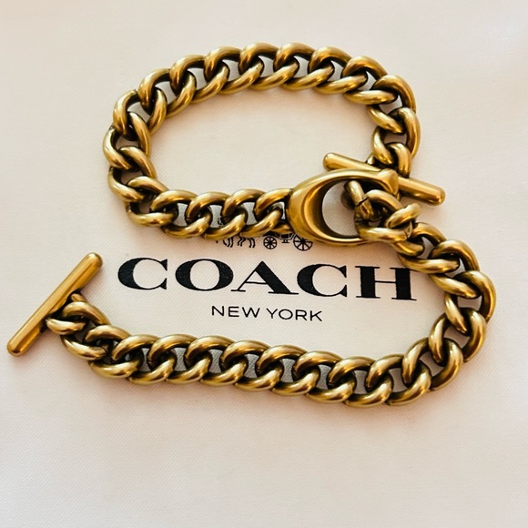 RARE Coach Y2K Wallet Strap/ Swag Bag Charm/ Wristlet Chain/ Keychain/ Bracelet - Picture 5 of 13